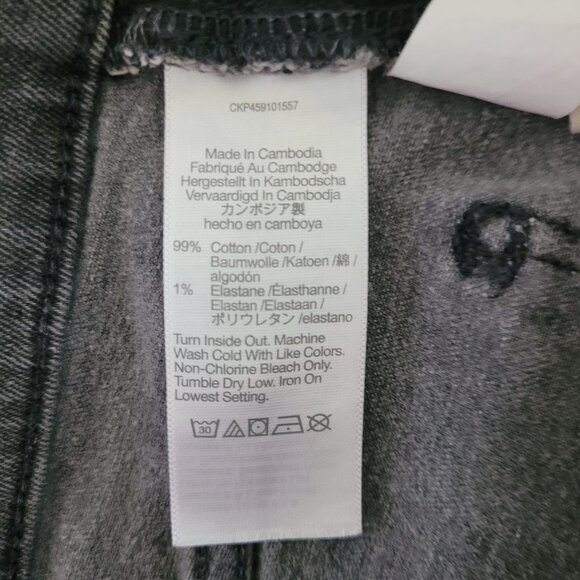 Madewell High Rise Denim Shorts Women's Size 28 Gray Slater Wash M5774 Cut Off - Picture 5 of 7